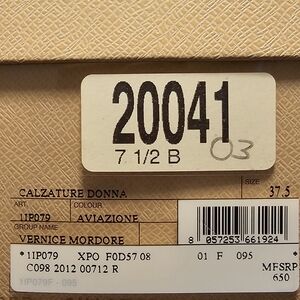 Prada Vernice Mordore Aviatore Heels